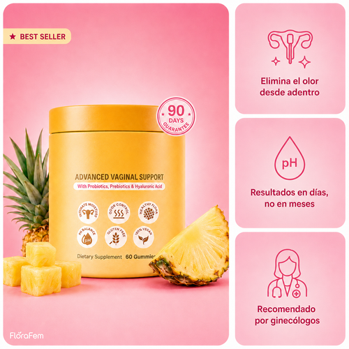 Gomitas para ayudar con el mal olor vaginal desde adentro