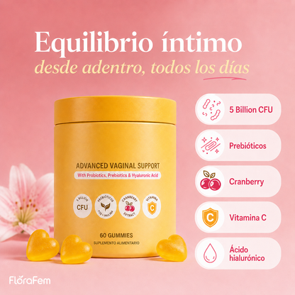 Gomitas para ayudar con el mal olor vaginal desde adentro